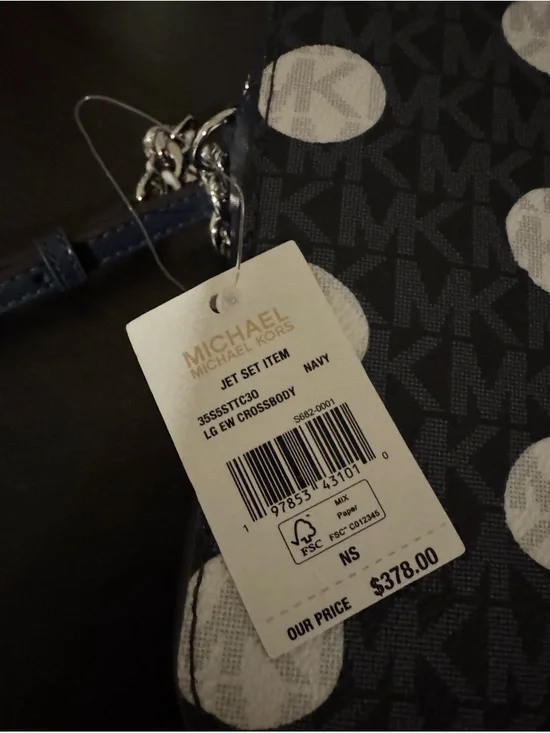 Michael Kors Black Polka Dot Crossbody Bag - Picture 3 of 3